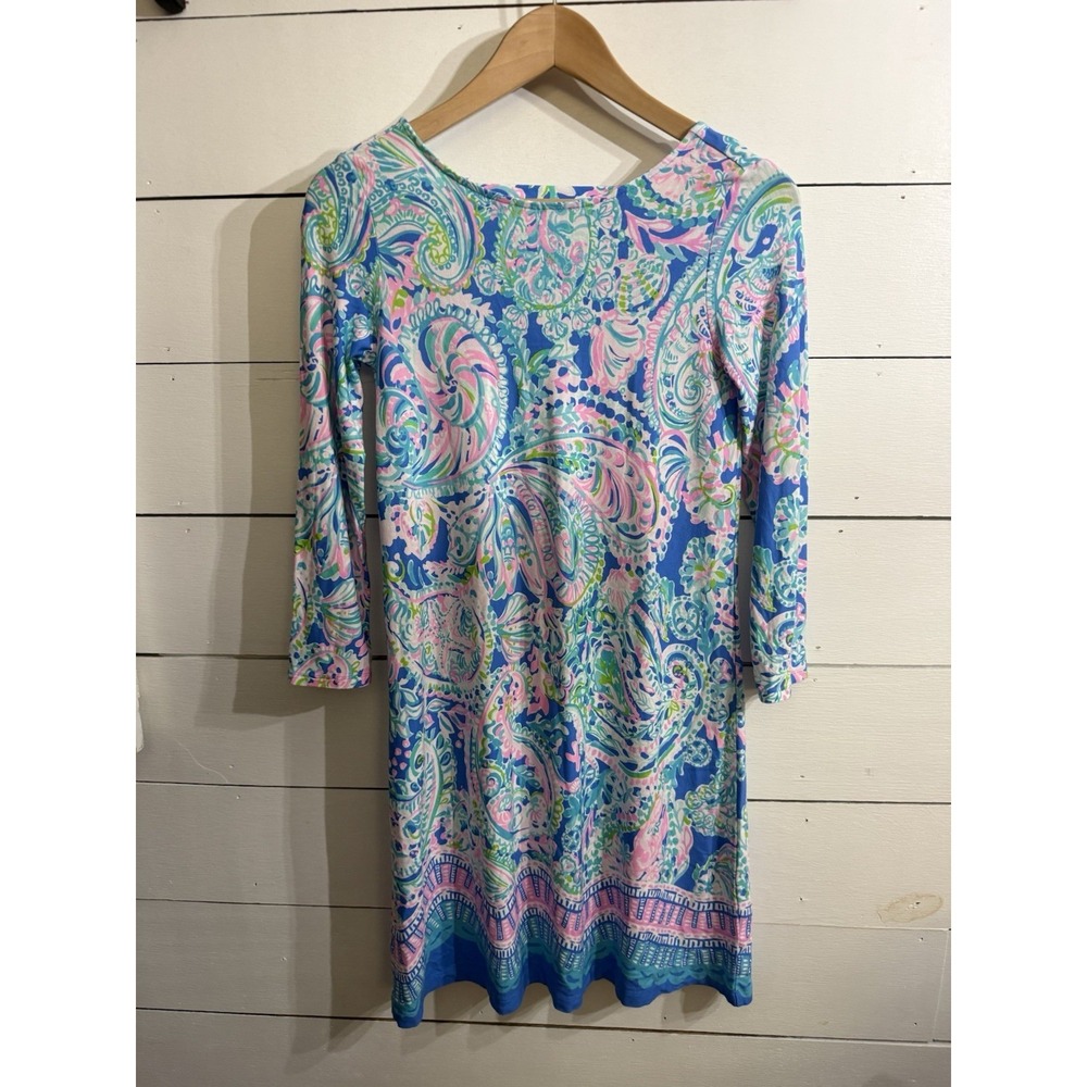 Lilly Pulitzer Ophelia Swing Dress Women's Size Small Multi Dream Team